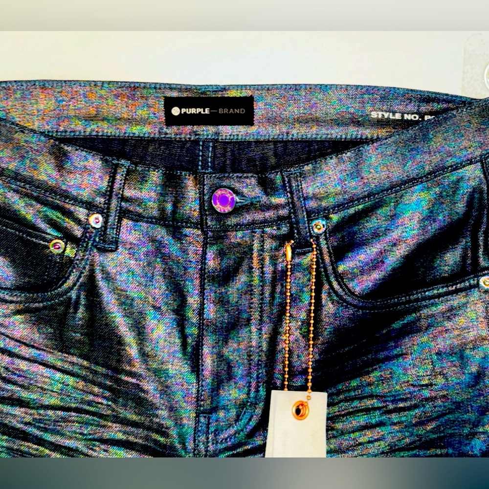 Brand new purple jeans for men